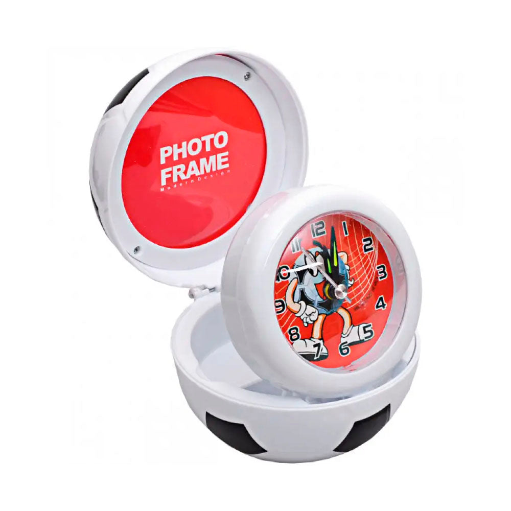 Relógio Despertador Decorativo Bola de Futebol