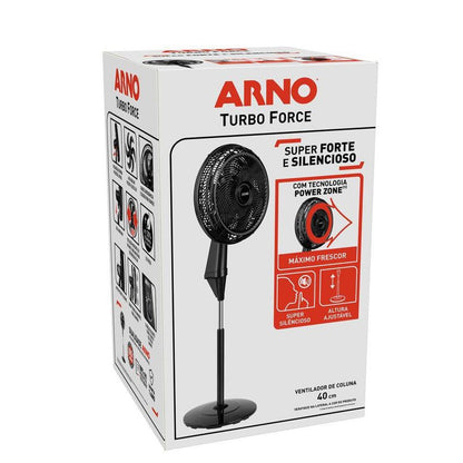 Ventilador de Coluna 40cm Arno Turbo Force VFC4 Preto 127V