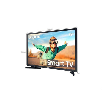 Smart TV Samsung LED 32 HD WiFI Tizen HDMI USB Preta