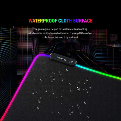 Mouse Pad USB Grande RGB Led Antiderrapante