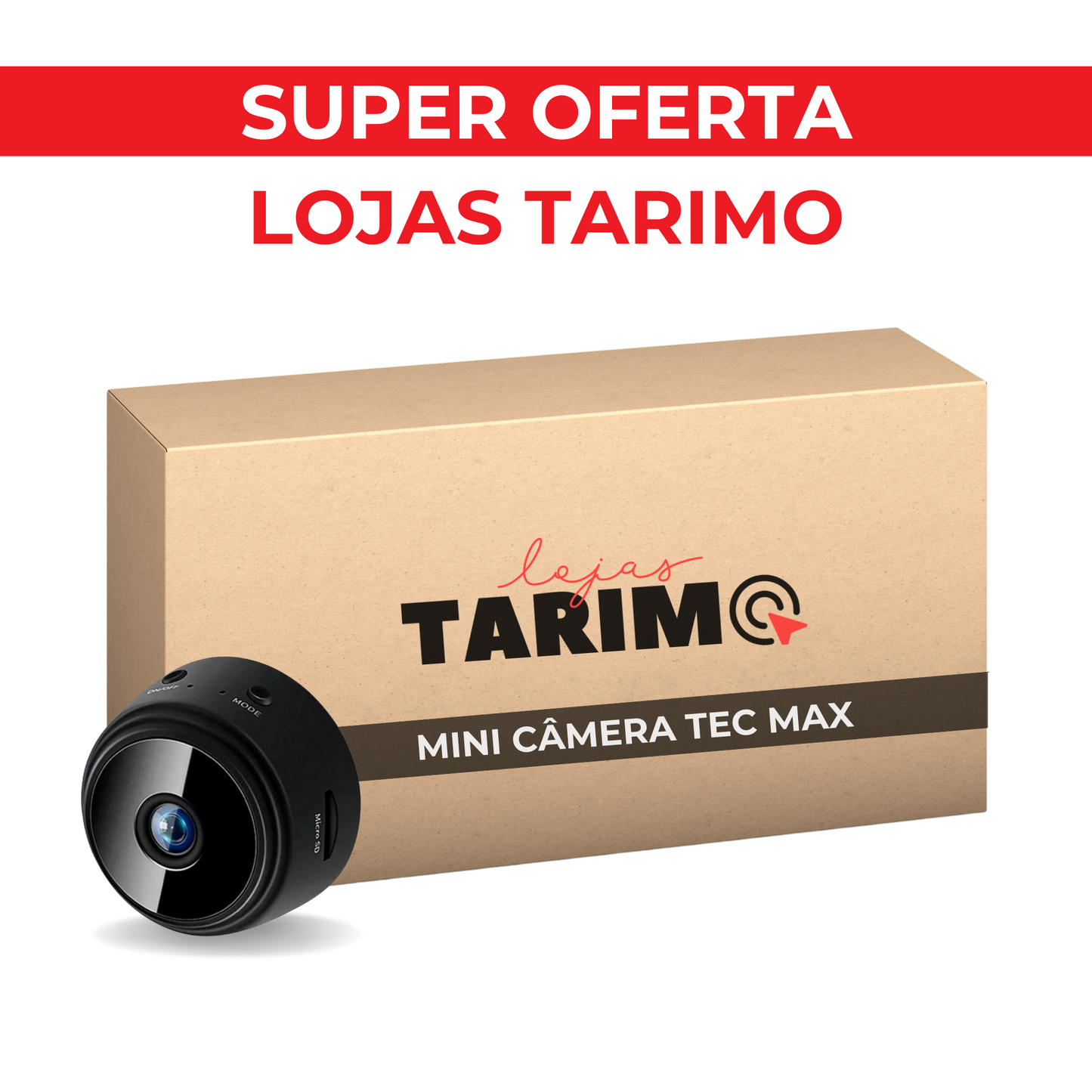 Super Kit SPY Tec Max® - Mini Câmera WiFi 4K + GPS Rastreador Global