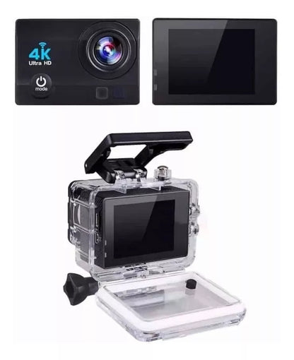 Câmera Filmadora Hd 4k Wi Fi Mergulho Capacete Bike Ciclismo