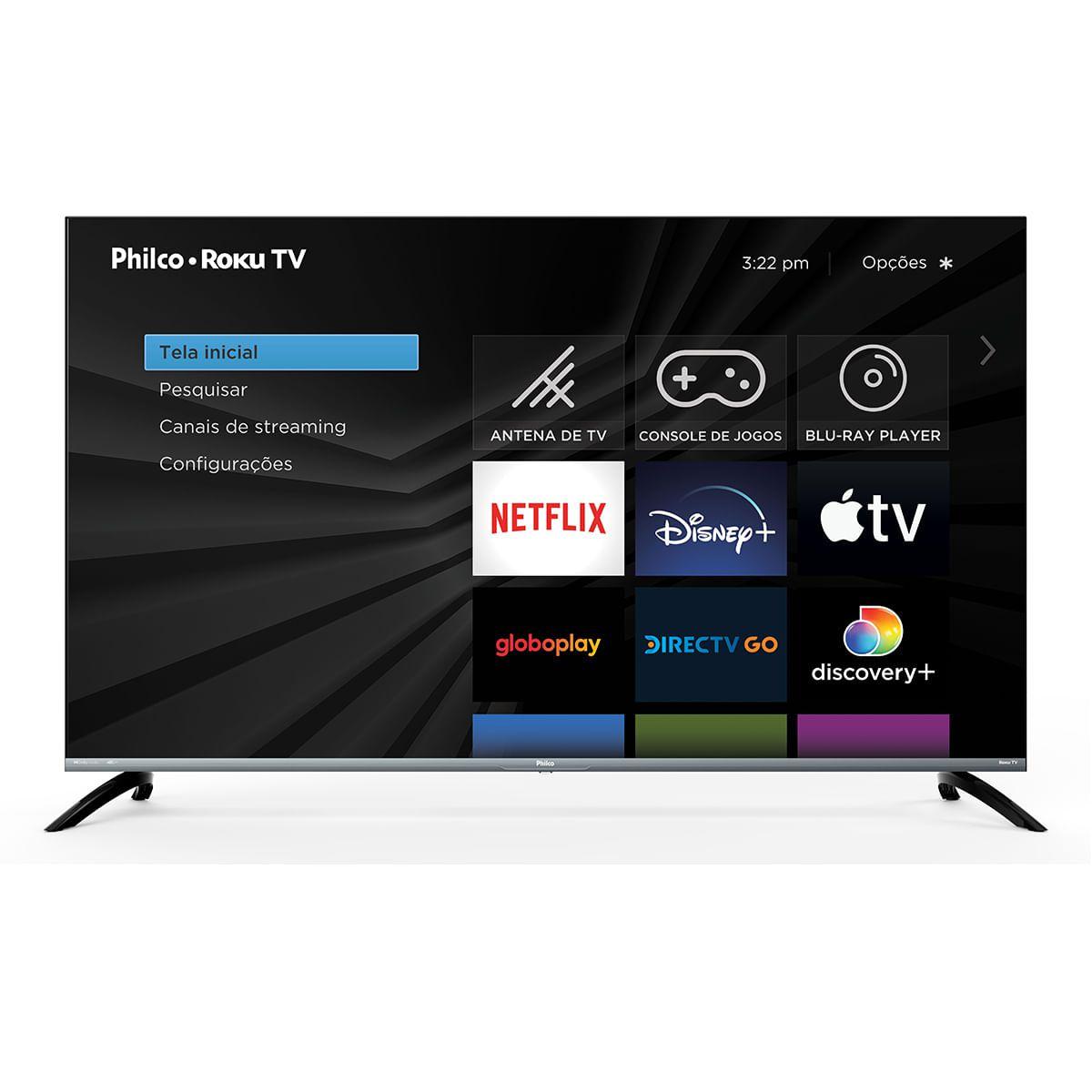 Smart TV 50” Philco 4K Led Dolby Audio