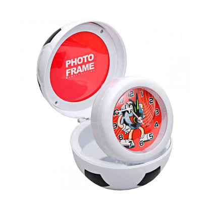 Relógio Despertador Decorativo Bola de Futebol