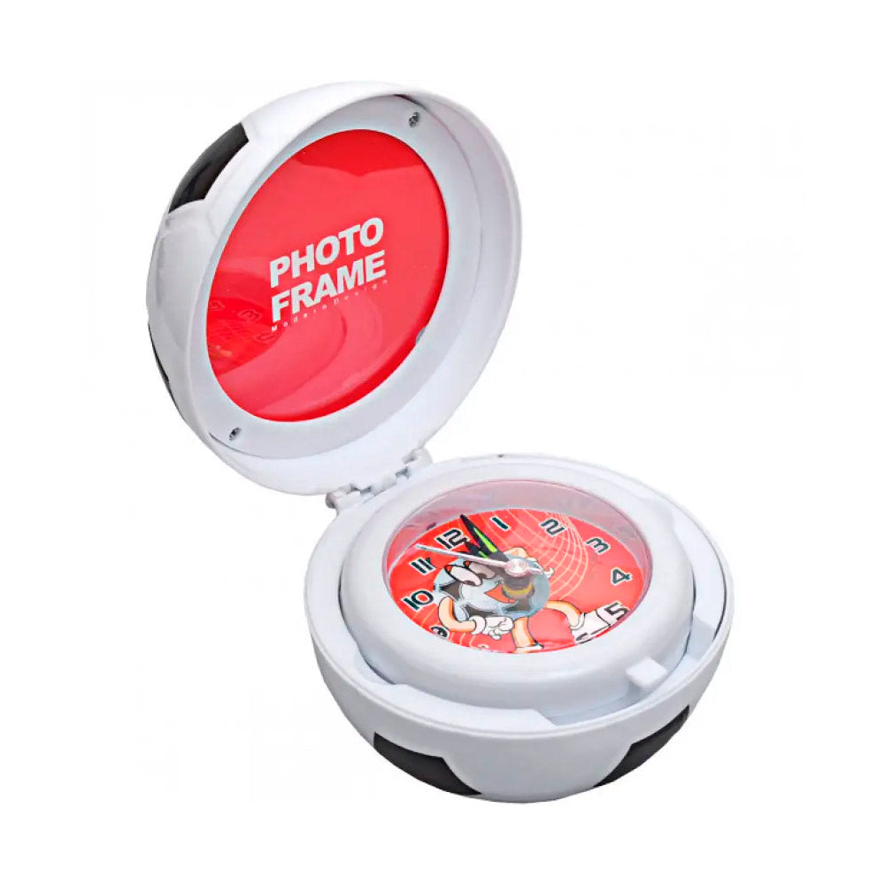 Relógio Despertador Decorativo Bola de Futebol