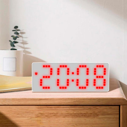Relógio Despertador LED Eletrônico Brilho Ajustável