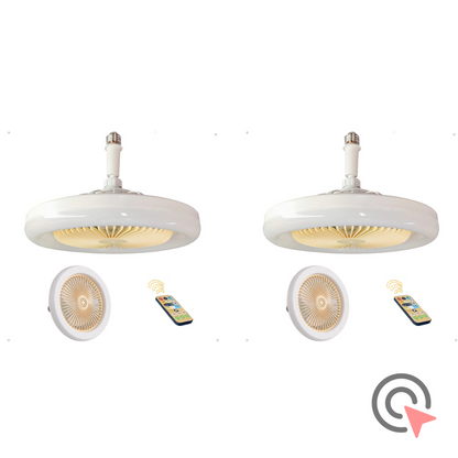 Luminária LED com Ventilador - Modernidade e Praticidade