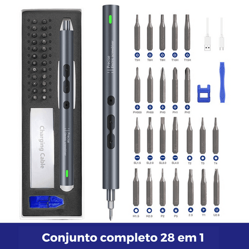 Kit de Chaves Multifuncional Automática Mais Brasil™ - Modelo exclusivo 28 em 1 - Fengari Express