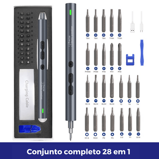 Kit de Chaves Multifuncional Automática Mais Brasil™ - Modelo exclusivo 28 em 1 - Fengari Express
