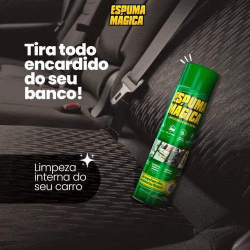 Spray de Espuma Mágica Pro Max™ - Remove Manchas, Multiuso com Limpeza Profunda + BRINDE EXCLUSIVO - Fusion Express