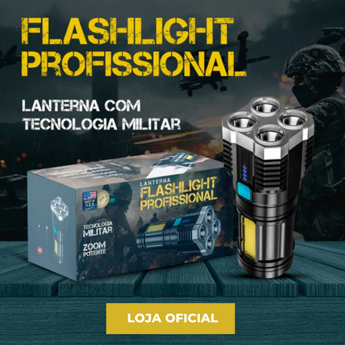 Lanterna LaserPro® Titanium - SUPER PROMOÇÃO - Fengari Express